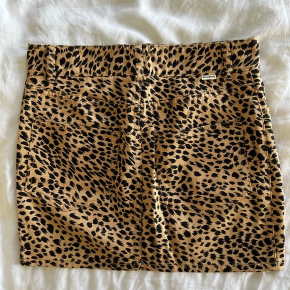 Billabong cheetah denim skirt - Picture 4 of 6